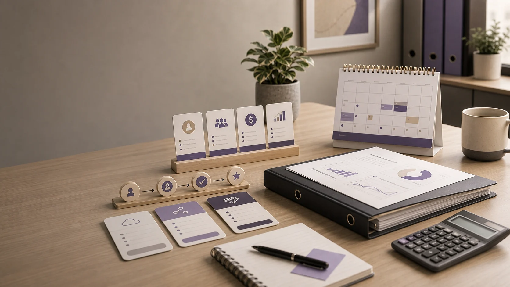 Subscription cards and billing calendar showing SaaS business dynamics
